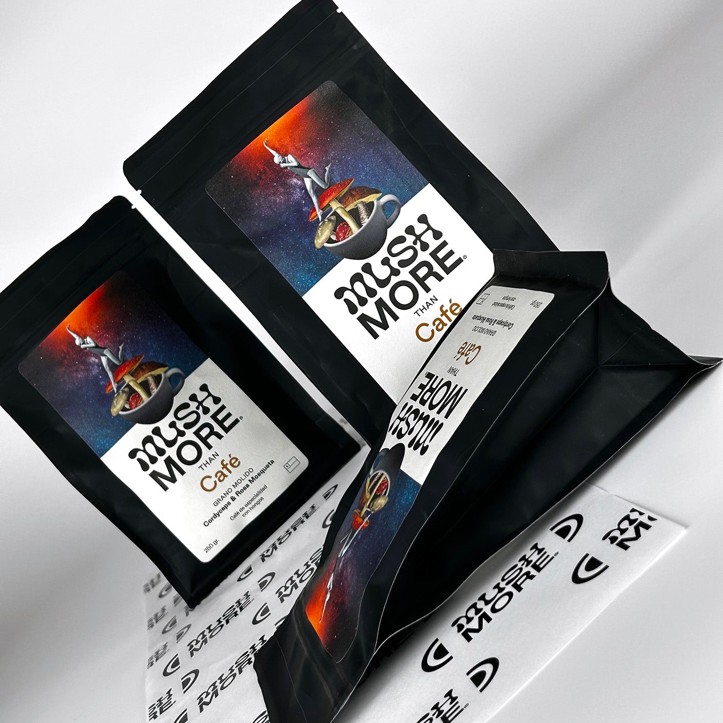 PACK BLACK & WHITE + Totebag Mushmore