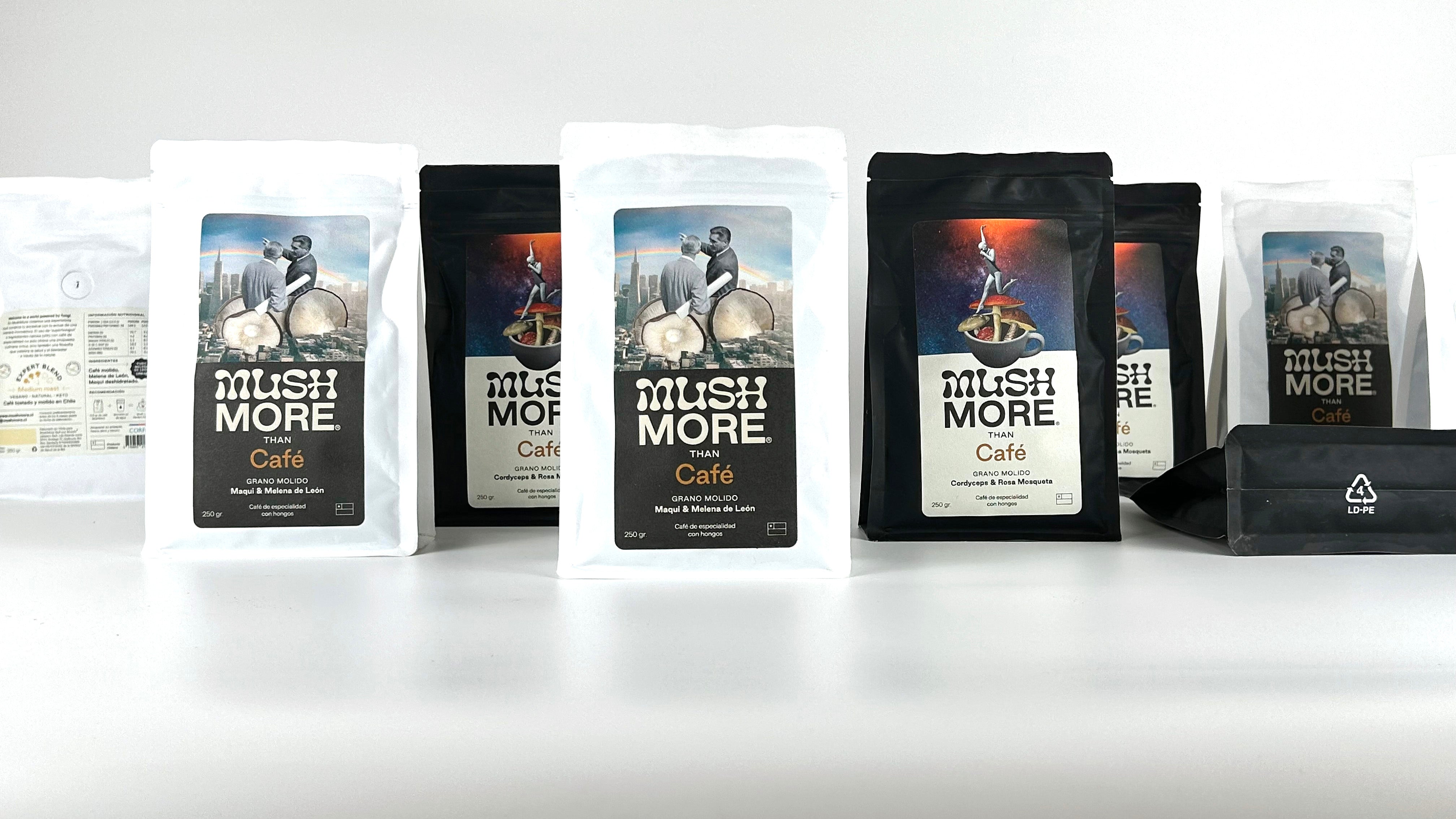 PACK BLACK & WHITE + Totebag Mushmore