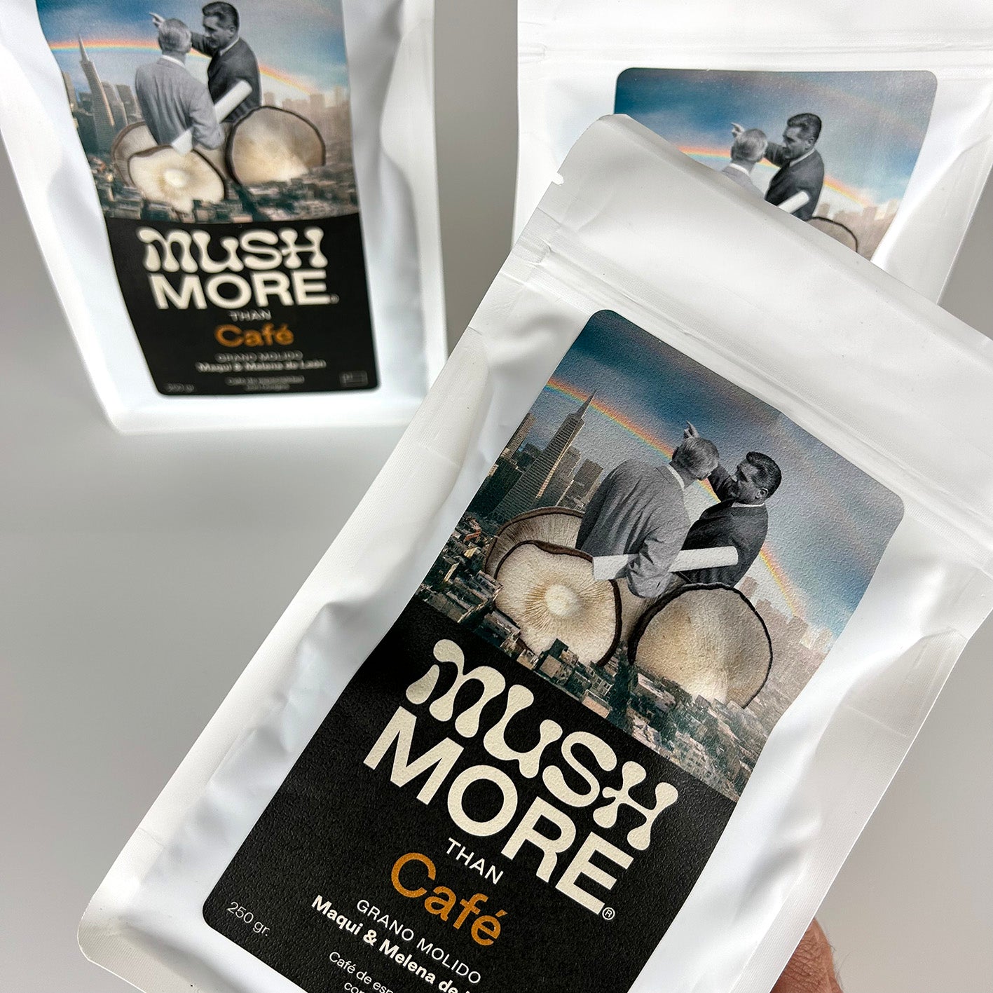 PACK BLACK & WHITE + Totebag Mushmore - Vista 3