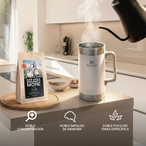 CAFÉ BRAIN  - Melena de león.